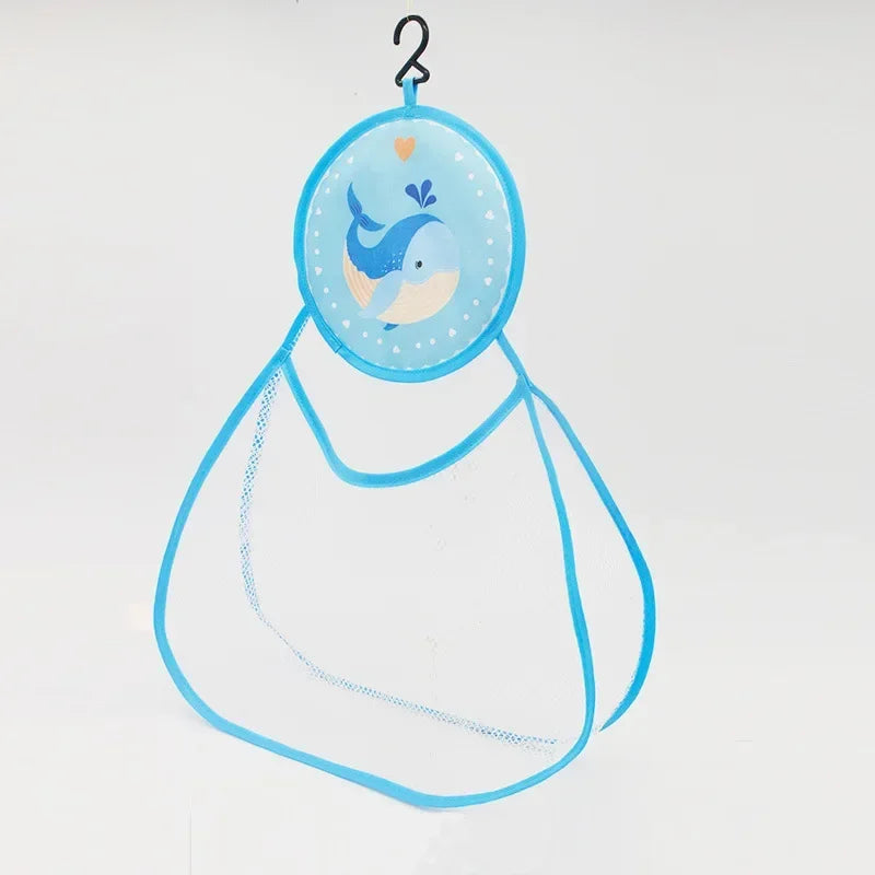 New Cute Animal Bath Toys Kids Baby Tidy Storage Suction Bathroom Bathtub Doll Hanging Bag Basket Mesh Storage Bag Water Toys