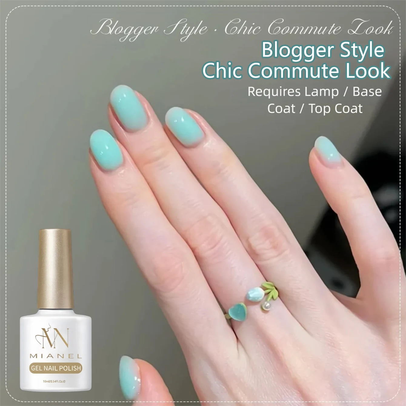 Premium Feel Summer Ice Clear Mint Blue Green Jelly Gel Nail Polish Cute Nails UV LED Light Nails Suitable For Toe Nails