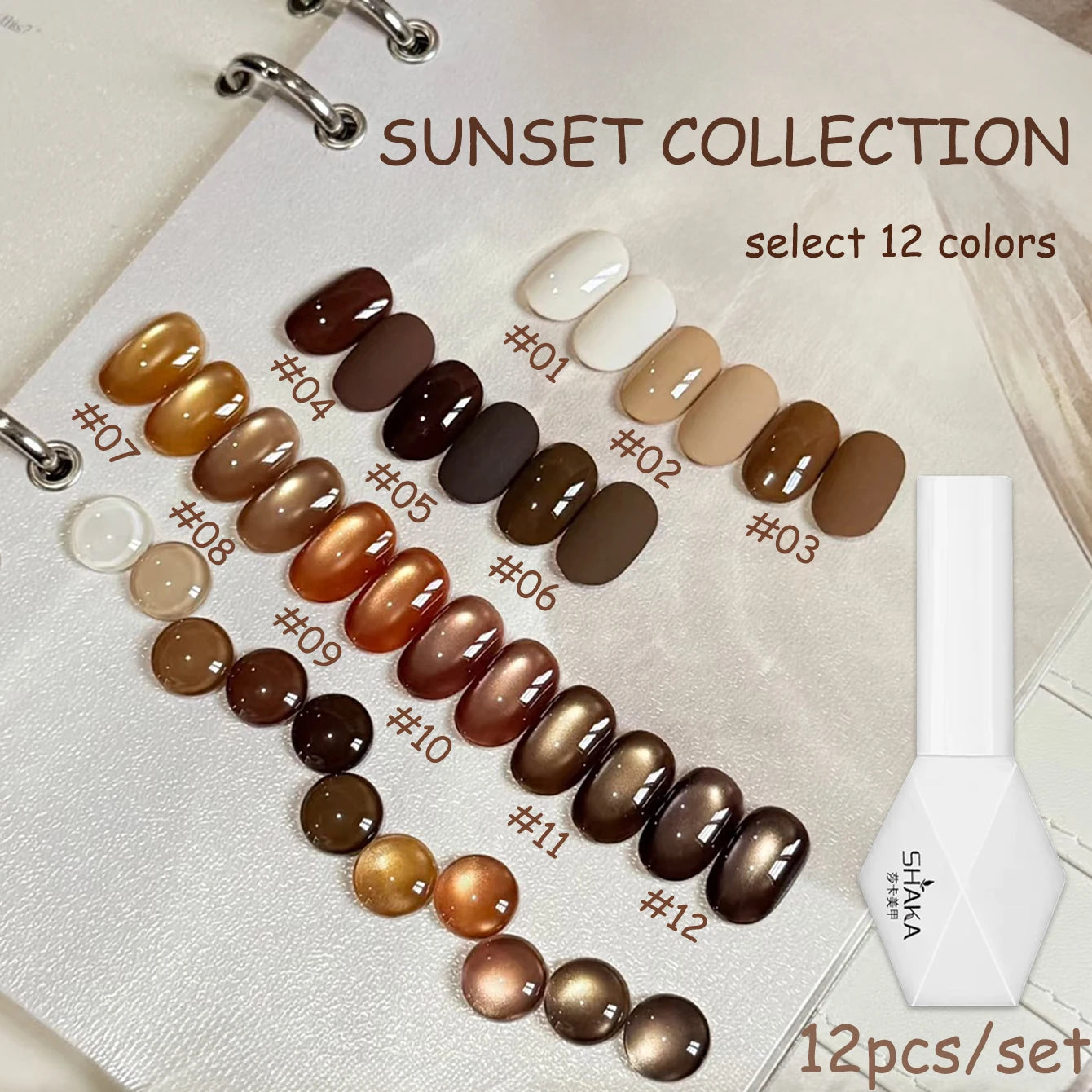 WS 10ML 2026 New Pale Yellow Gel Nail Polish Starter Pure Soak Off No Wipe Nail Gel Polish Suitable For All Seasons