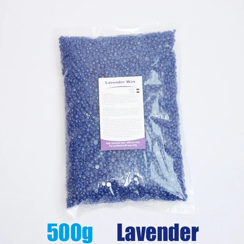 50g/200g/500g Hard Wax Beans for Hair Removal Body European Brazilian Pearl for Wax Warmer Waxing Beans for Wax Heater Machine