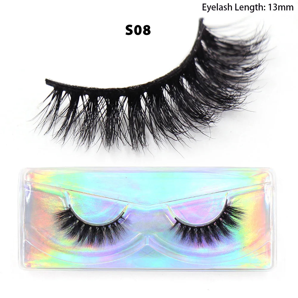 LEHUAMAO Half Eyelashes Natural Half Eye False Eyelashe Soft Wispy 3D Mink Lashes Eyelash Extension For Foxy Eye Sexy Eye Makeup