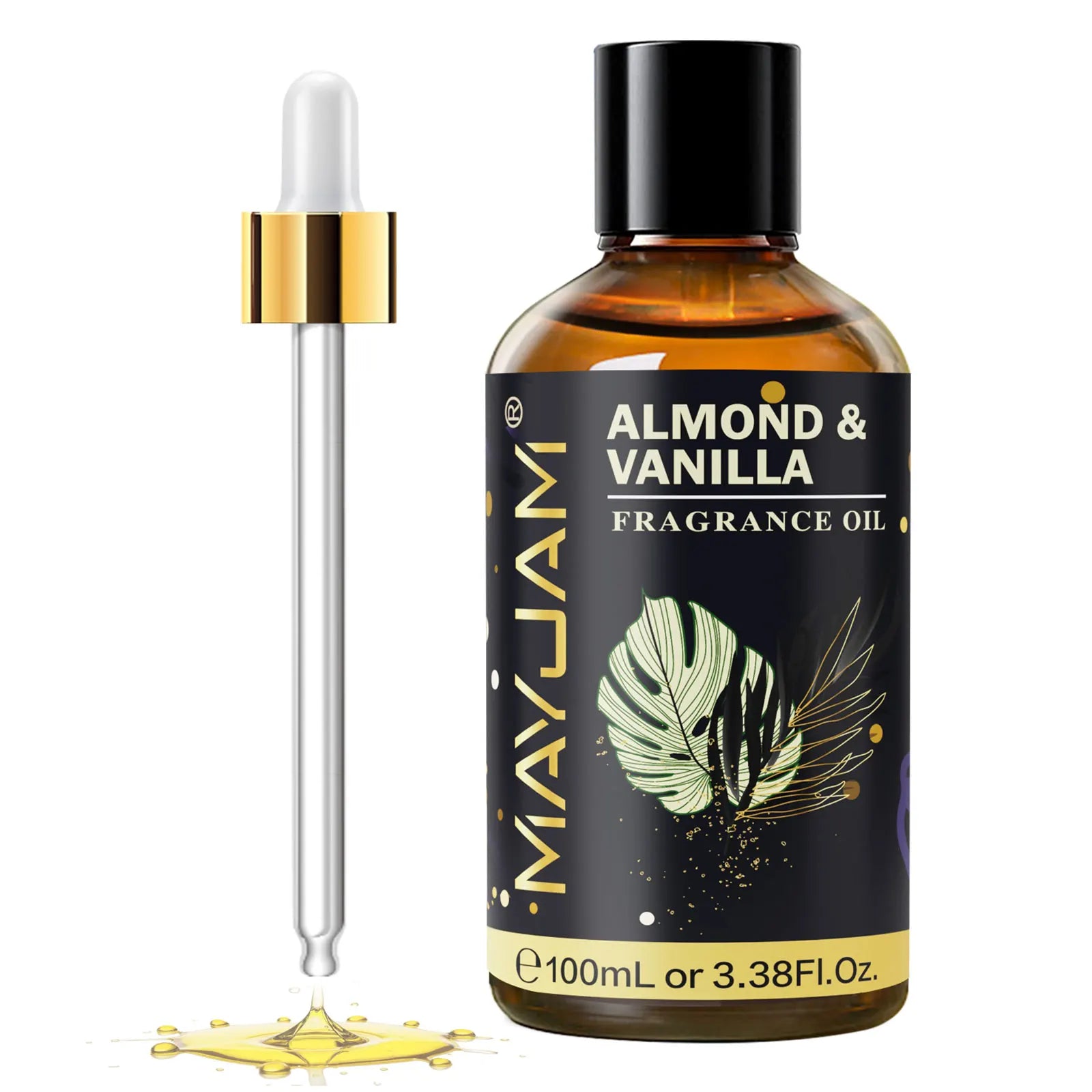 MAYJAM 100ml Fragrance Oils with Dropper For Humidifier Car Diffuser White Musk Bubble Gum Sea Breeze Freesia Baby Powder