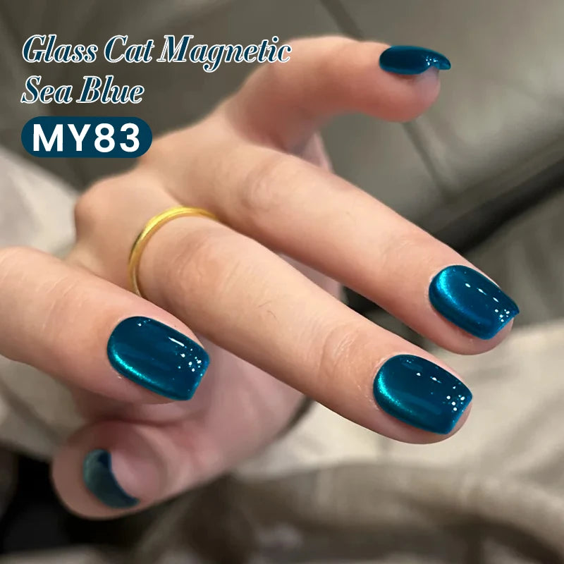 BORN PRETTY 10ml Rose Gold Cat Magnetic Gel Polish Pink Orange Soak Off UV LED Varnis Semi Permanent for Nail Art Design at Home