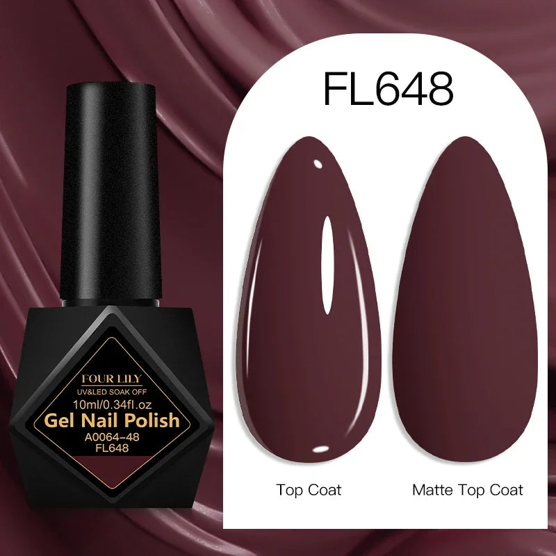 10ml Gel Nail Polish 162 Colors Nail Supplies Vernis Semi Permanent Nail Art Manicure Soak Off LED UV Gel Nail Varnishes Summer
