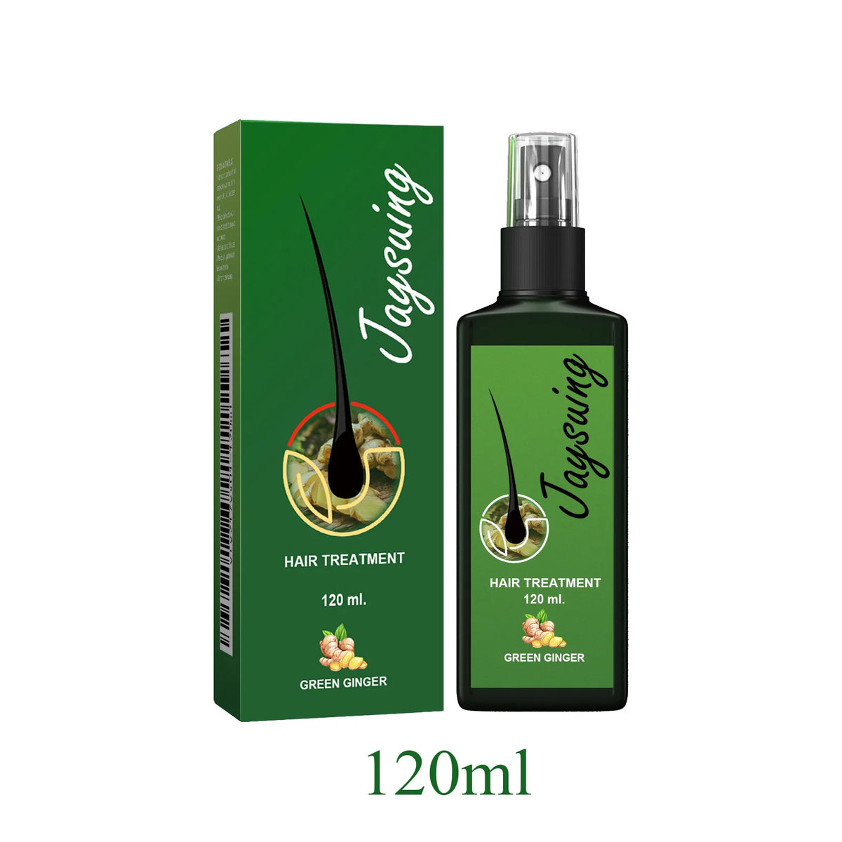 Hair Growth Spray Ginger Massage Scalp Damaged Treatment Solution Nourish Roots Fast Grow Anti Hair Loss Serum Beauty Health