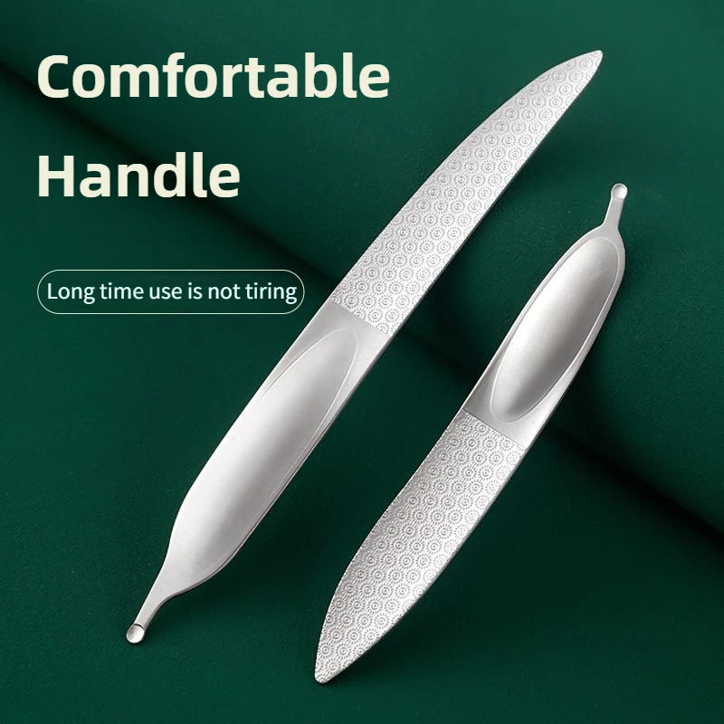 Steel File Nail Art Professional Nail File Metal Nail File Double Sided High Quality Nail File Manicure Pedicure Beauty Tools