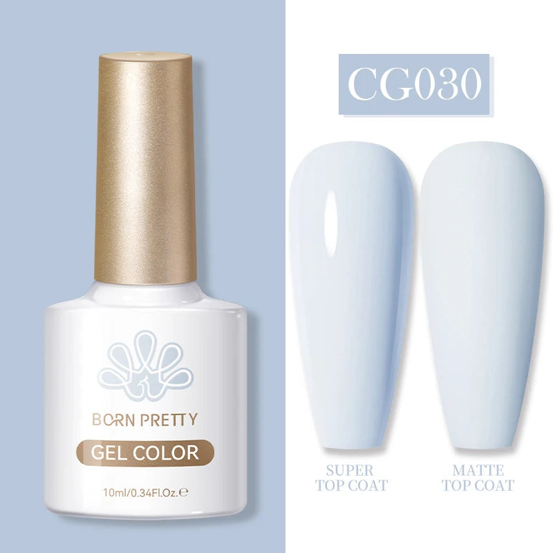 BORN PRETTY 10ML Nail Gel Polish Soak Off UV LED Semi Permanent Nail Salon Home Design French Nails Manicure Gel Nails