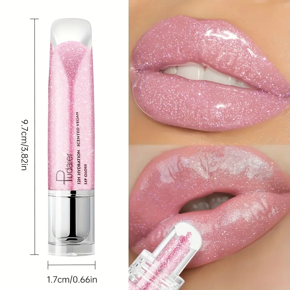 Moisturizing Waterproof Lip Gloss Non Sticky High Shine Sheer Tint Long Lasting Glamour Lip Makeup