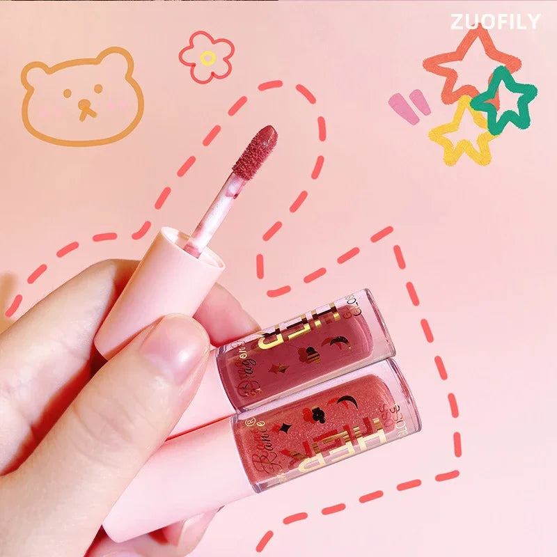 Mirror Lipstick Moisturizing Sexy Lips Plumper Long Lasting Shiny Lip Gloss Lip Tint Makeup Jelly Lip Glaze Shimmer Cosmetics