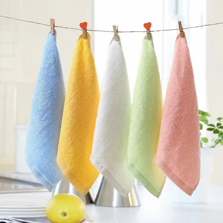 5pcs/lot 25*25cm ULTRA SOFT Baby Bath Washcloths Rayon from Bamboo Towels Perfect Baby Gifts Baby Travel Bathing Kits