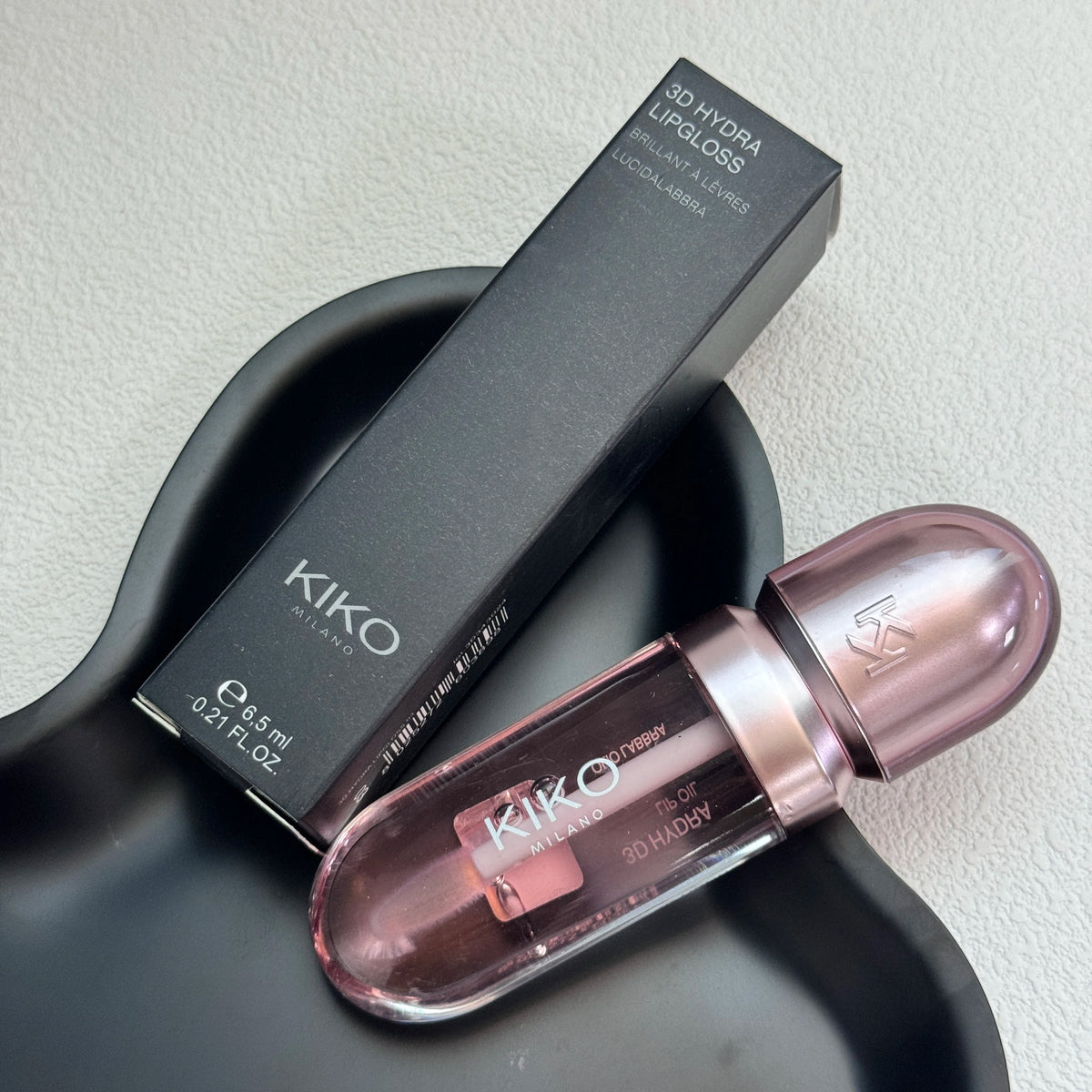 Kiko Double Headed Lipstick Transparent Mirror Non Fading Non Stick Cup Lip Gloss Milk Tea Bean Paste Naked Nature Lip Makeup