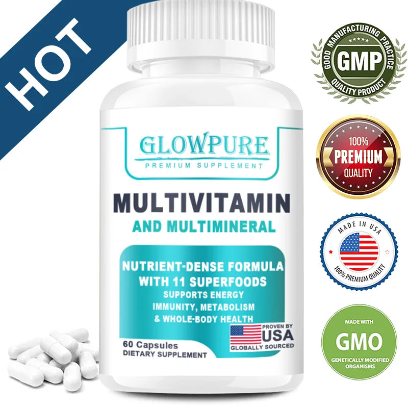 Multivitamin for Women, Organic Whole Foods & Natural Minerals - B-Complex Vitamin C D3 K2 for Stress Immunity Hair Skin & Nails