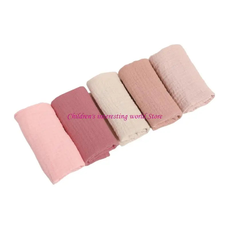 5Pcs Baby Wipes Cloths Handkerchief Square Drool Bibs Washcloths Nursing Towel Baby Wipe Breathable Face Towel for Baby 425F