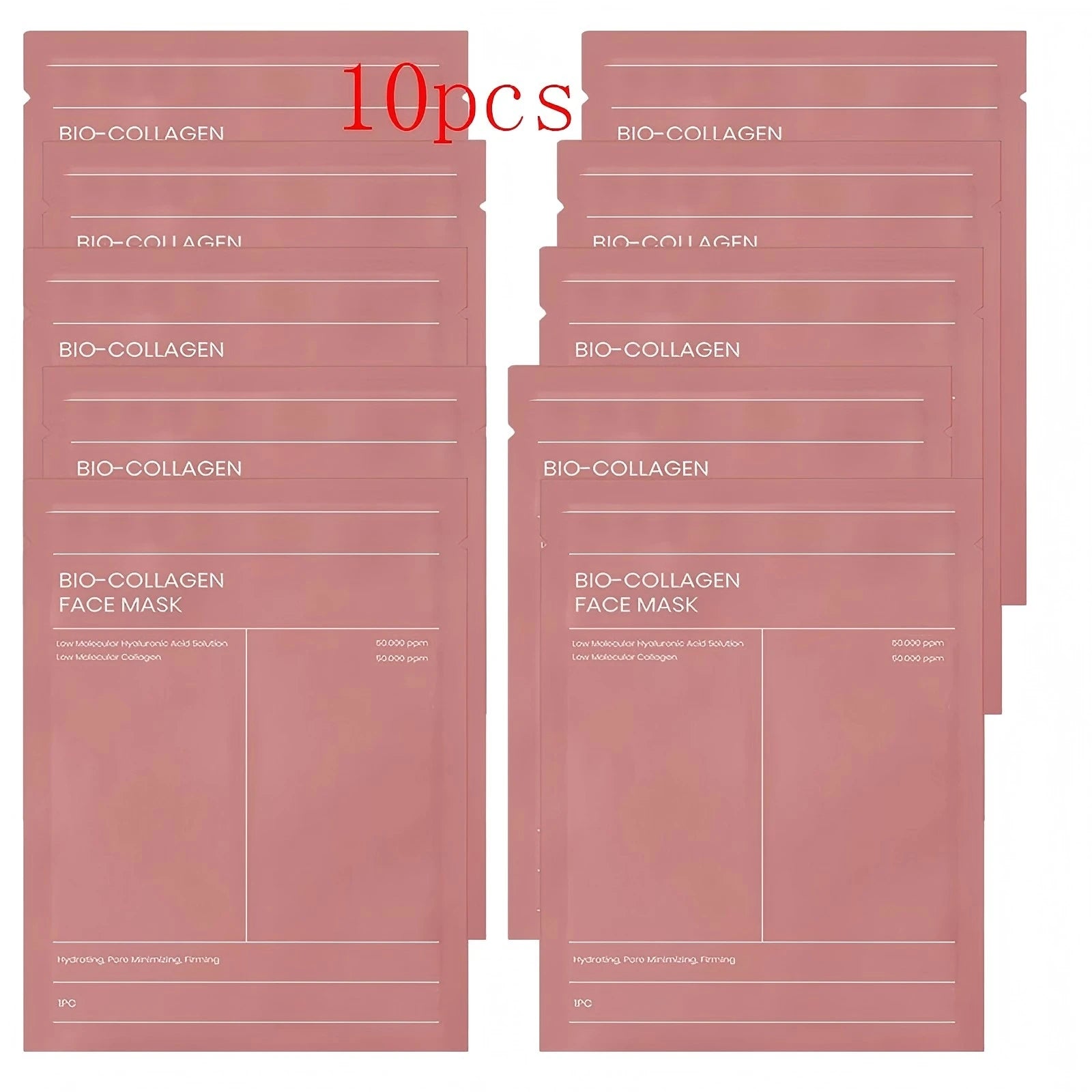 1/2/5pcs Bio-Collagen face Mask Hydrating Overnight Hydrogel Moisturizing Facial Mask VC Whitening Anti aging Skincare