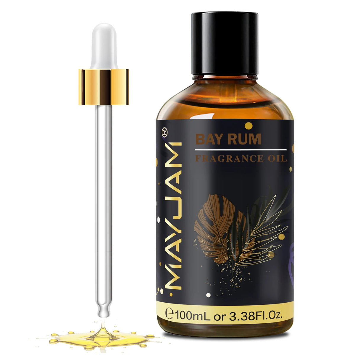 MAYJAM 100ml Fragrance Oils with Dropper For Humidifier Car Diffuser White Musk Bubble Gum Sea Breeze Freesia Baby Powder