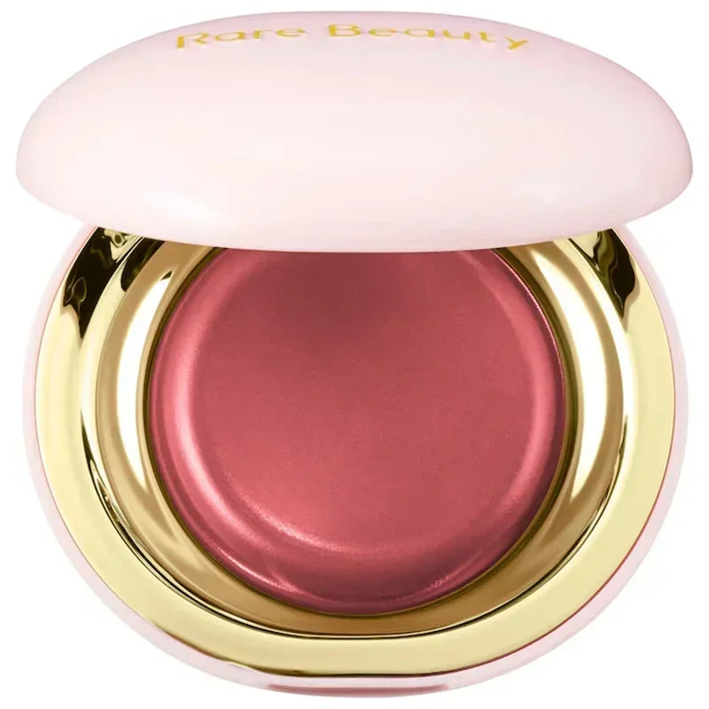 Rare Beauty Rose Neutral Mauve Blush Powder Portable Makeup Liquid Blush Moisturizing Dual-use Waterproof Lip Gloss Plump Smooth