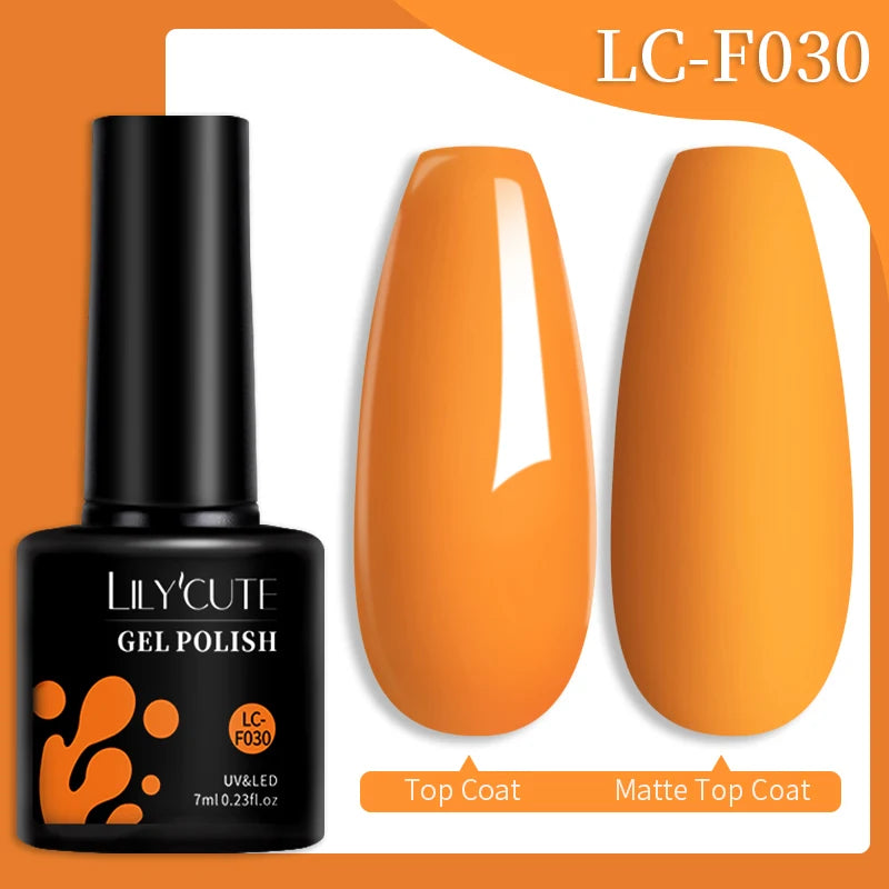 LILYCUTE 7ml Champagne Rose Gold Glitter Gel Nail Polish Colorful Sparking Long Lasting Manicure Soak Off Nails Art Gel Varnish