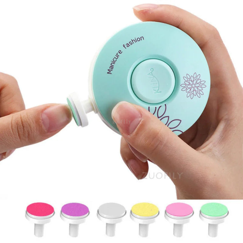 Electric Baby Nail Trimmer Kid Nail Polisher Tool Infant Manicure Scissors Hygiene Kit Set Adult Nail Clipper Cutter for Newborn
