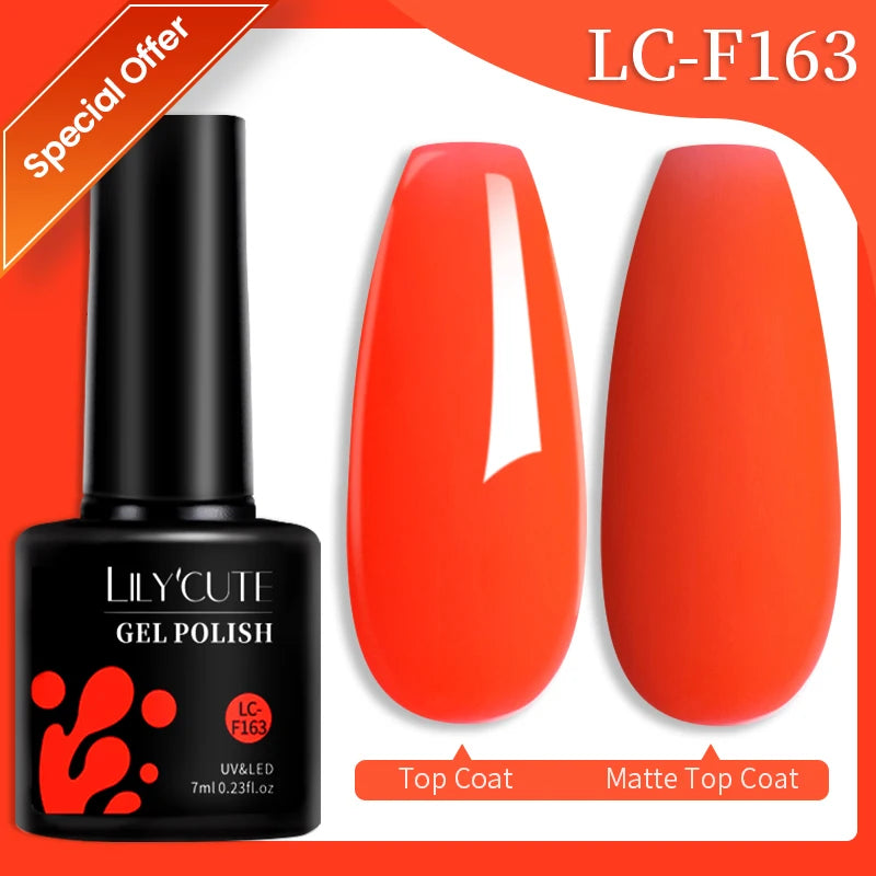 LILYCUTE 7ML Auroras Glitter Thermal Gel Nail Polish Temperature Color Changing Semi Permanent Soak Off Nail Art UV Gel Varnish