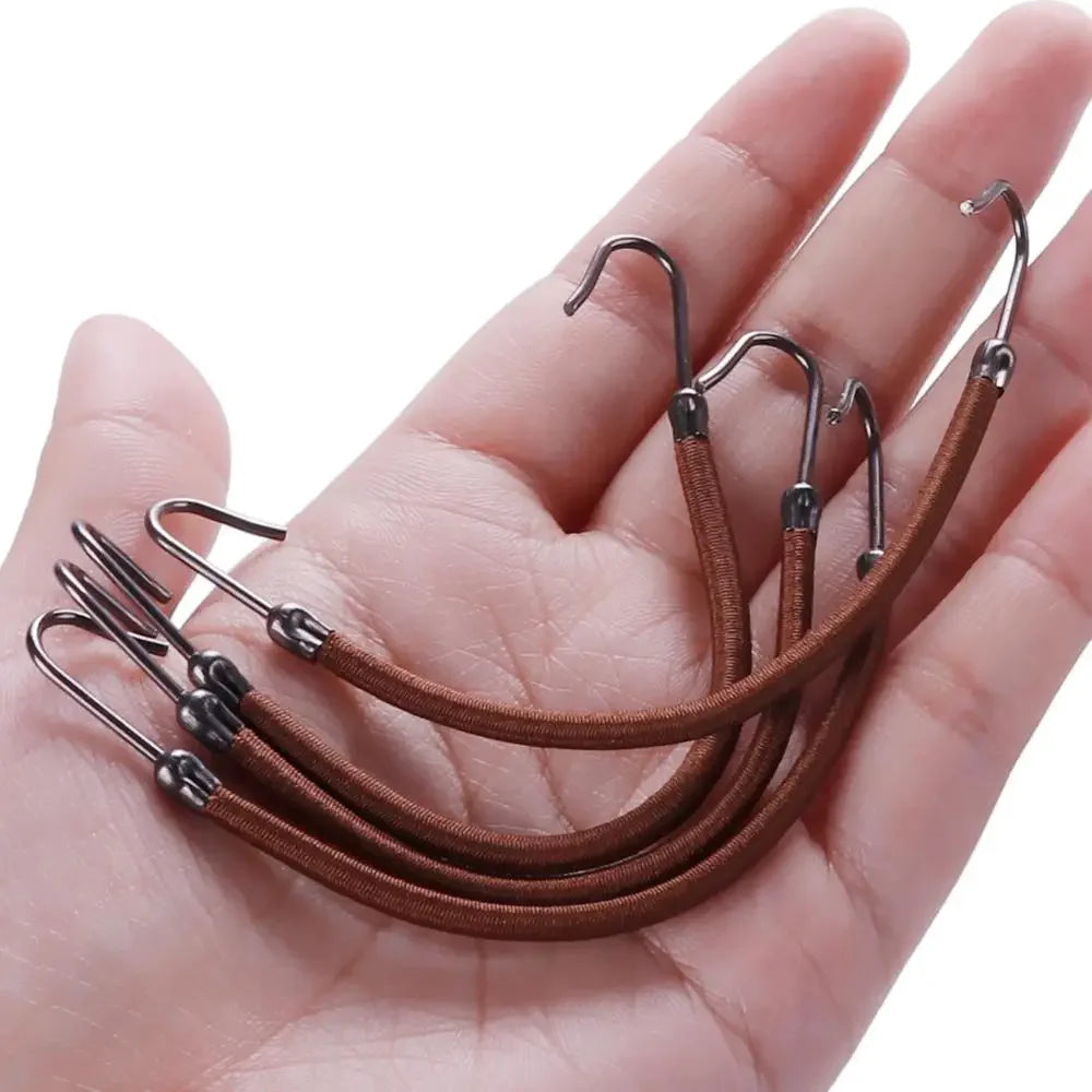 1/5/10pcs New Elastic Clips Bows Hair Accessories Girls Bands Gum With Hook Ponytail Holder Bungee Hair Thick Hair Headwear/