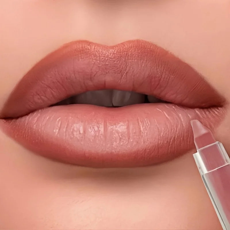 Waterproof Matte Lipliner Pencil Red Contour Tint Lipstick Long Lasting Non-stick Cup Moisturising Lips Makeup