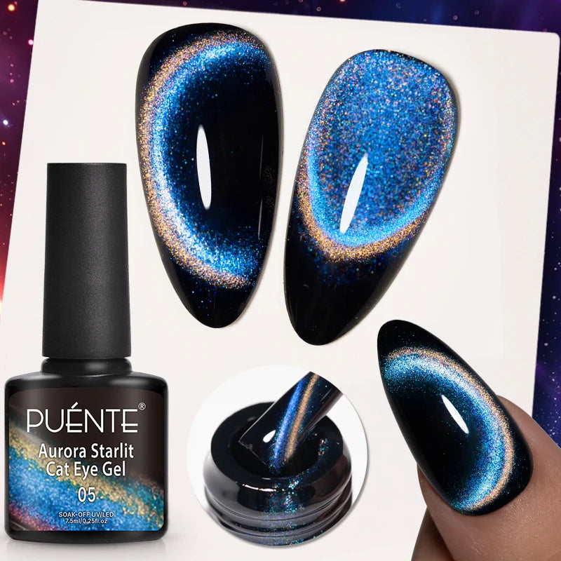 PUENTE 5ml Flower Fairy Gel Nail Polish Pink Blue Purple Natural Dried Flowers Gel For Nail Art Soak Off UV Varnish For Manicure