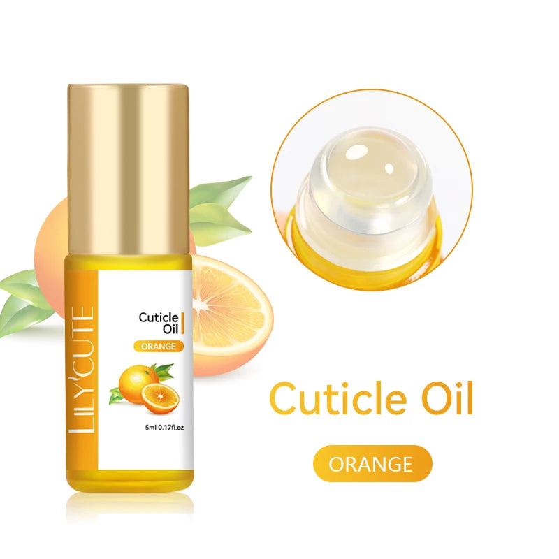 LILYCUTE 5ml Nail Cuticle Nutrient Oil Restore Damaged Nails Softener Nourishing Treatment Skin Revitalizer Remedy Manicure