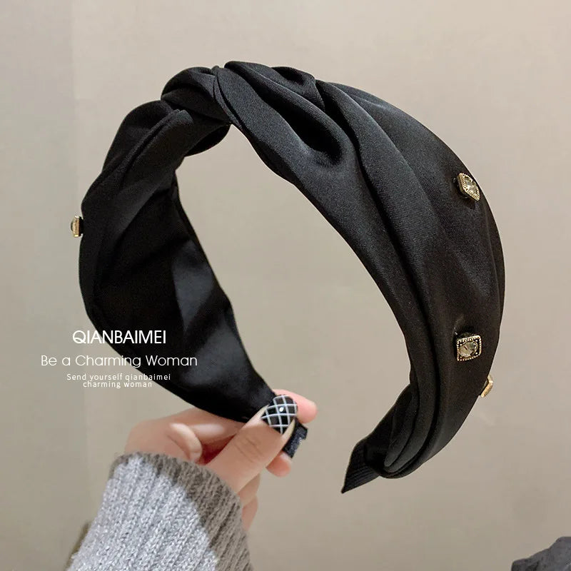 Hair Clip Bow Headbands Vintage Wide-brimmed Headband Hair Pins and Clips  Hair Accessories for Women