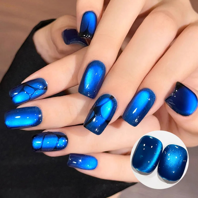 BORN PRETTY Rhine Klein Blue Cat Magnetic Eye Gel Polish 10ml Crystal Ultra Shine Soak Off UV LED Varnish DIY Manciure At Home