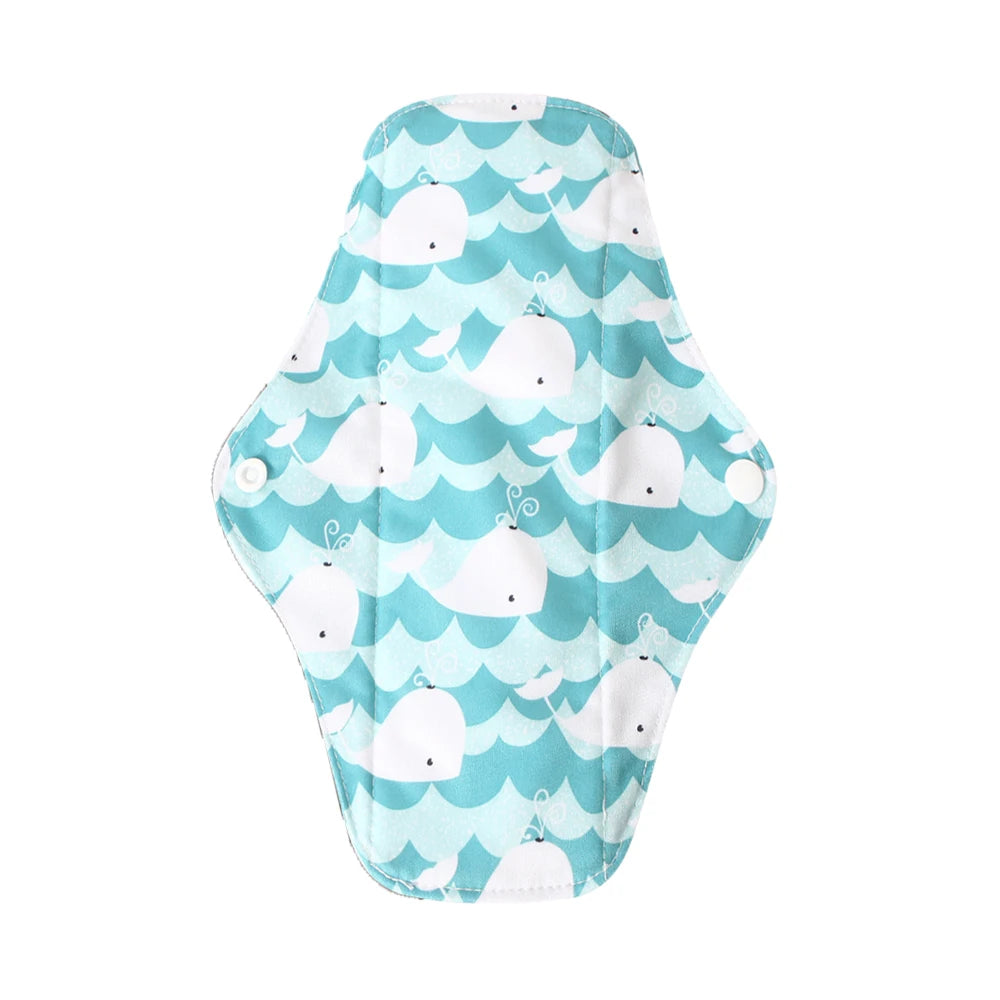 Lady Care Washable Panty Liner Reusable Sanitary Towels Bamboo Charcoal Women's Menstrual Cotton Pads For Monthly Period Relief