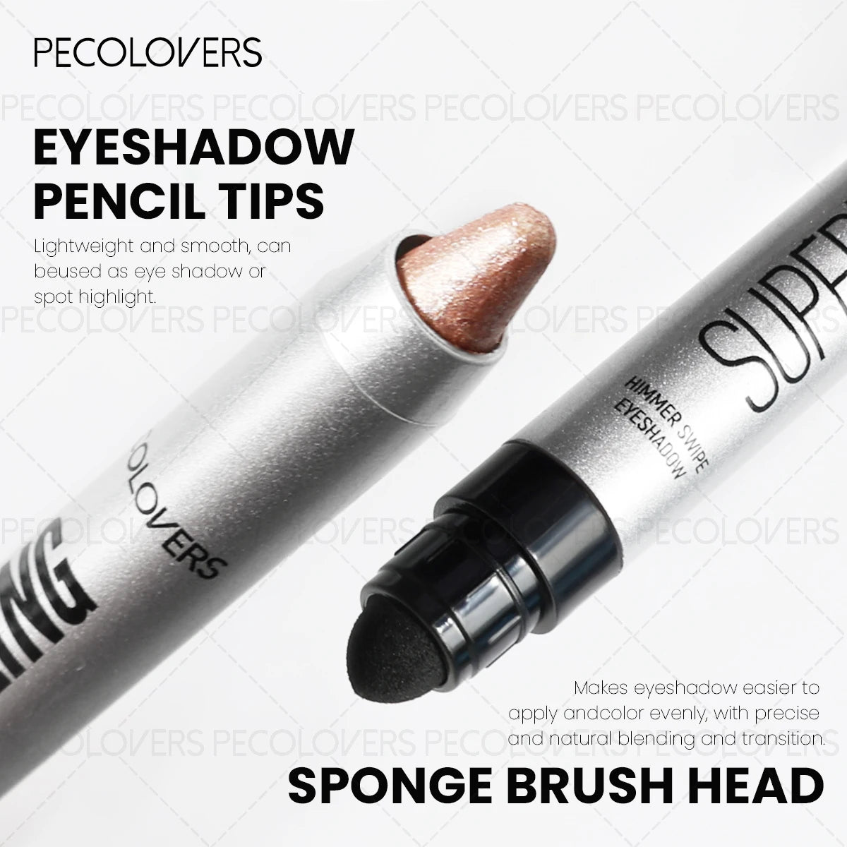 Long-lasting Pearlescent Eye Shadow Stick Shimmer Pigment Blue Purple Colorful Eyeshadow Pencil Colorful Eye Makeup