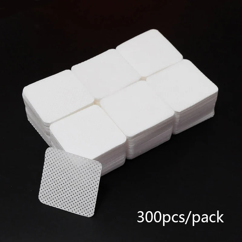 Lint Free Nail Wipes 300/200/100pcs Nail Supplies Nail Polish Remover Wipes Absorbent Soft Removal Tool for Nail Art