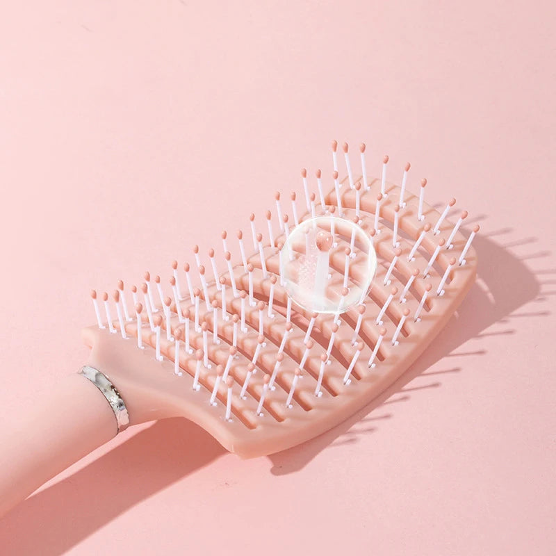 1pc anti-static massage brush  women's hair and scalp massage comb - straight hair professional tool Special for real hair wigs