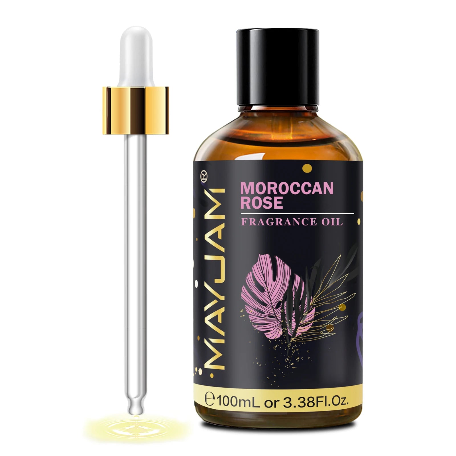 MAYJAM 100ml Fragrance Oils with Dropper For Humidifier Car Diffuser White Musk Bubble Gum Sea Breeze Freesia Baby Powder