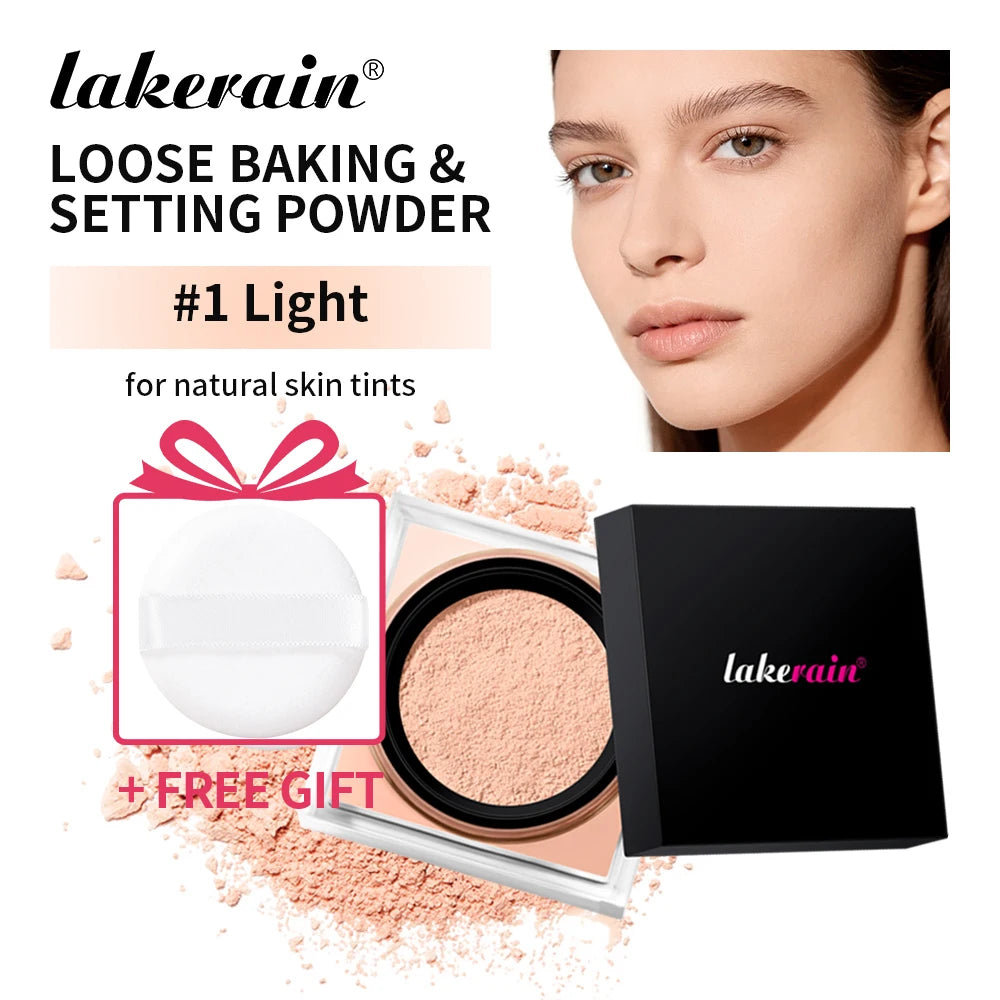 Loose powder makeup Loose Baking&Setting Powder Matte Waterproof Long Lasting Oil Control 4 Colors Loose Powder Makeup Cosmetics