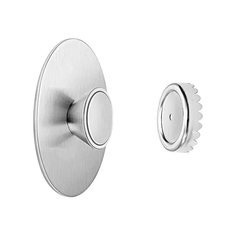 1PC Portable New Magnetic Soap Holder 2.2*0.6cm Stainless Steel Dispenser Kitchen Bathroom Wall Mounted
