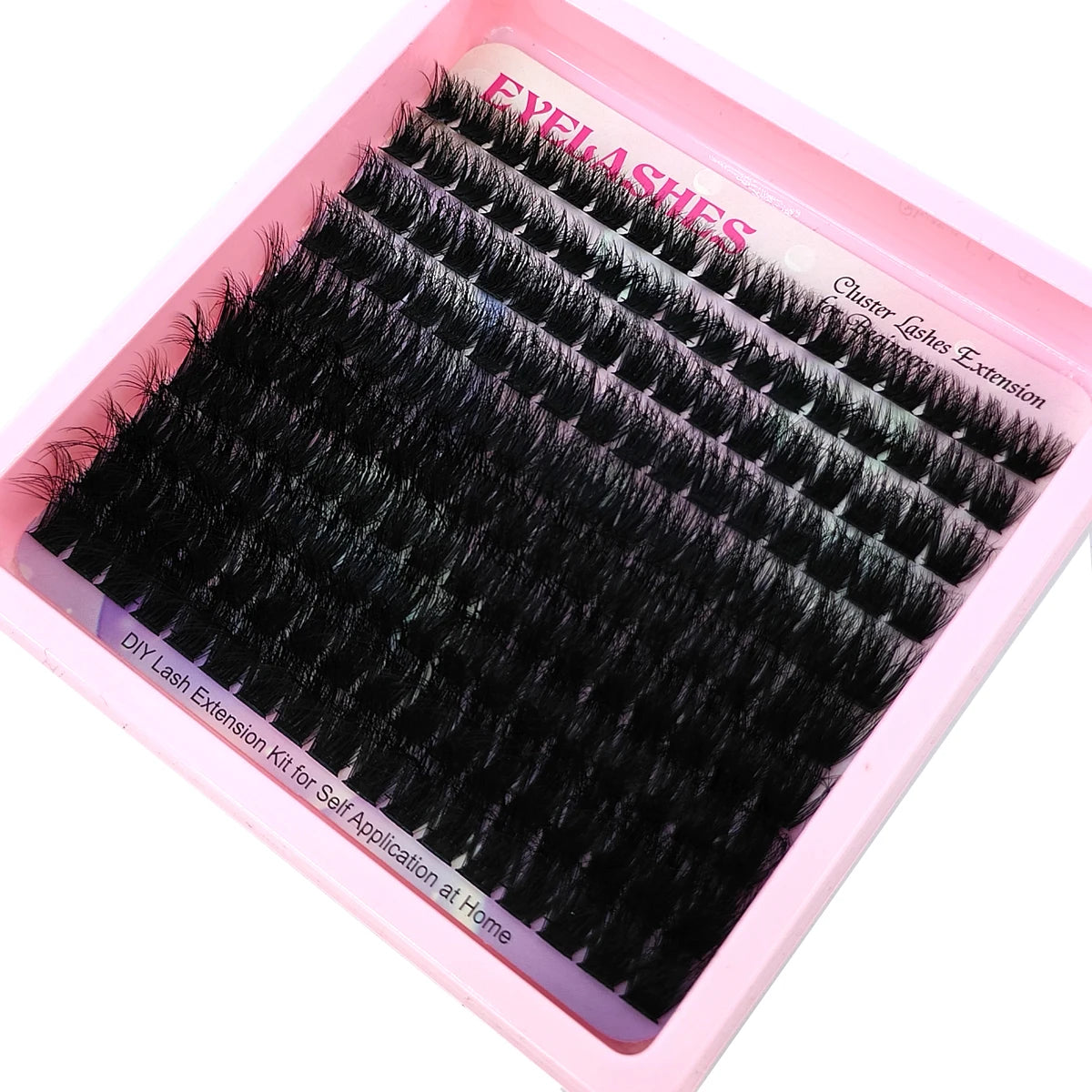 10Row 60D-120D 5D Fluffy Thick Lashes Clusters 10-18mmMix Wispy Individual Lashes Extensions Clusters DIY Makeup False Eyelashes