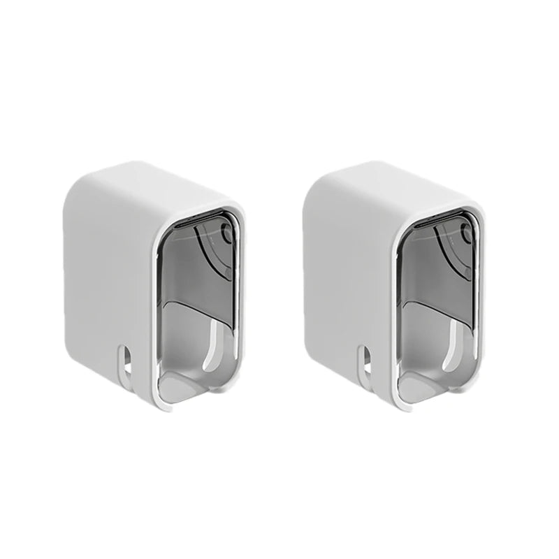 2/3/4PCS Toothbrush Holder Wall-mounted Punch-free Toothbrush Rack Dustproof Bathroom Electric Toothbrush Organizer