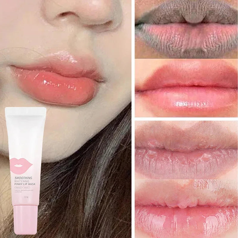 Lip Balm For Remove Dark Lip Melanin Dead Skin Removal Lighten Lip Lines Exfoliate Whitening Moisturizing Nourishing Serum 8.5g