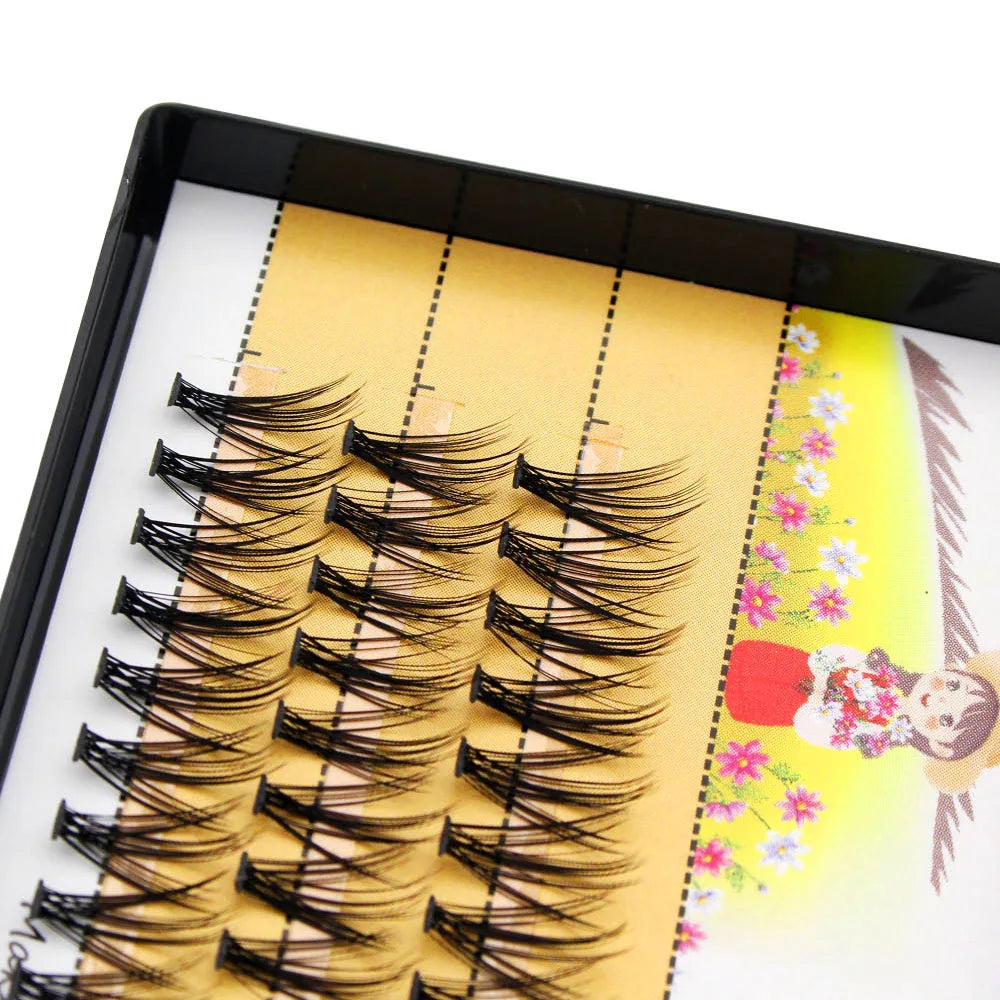 Super Bunch 20D/30D/40D/50D 60 Bundles Mink Eyelashes Extension Natural Volume Fake Lashes Individual Cluster Makeup Tools Cilia
