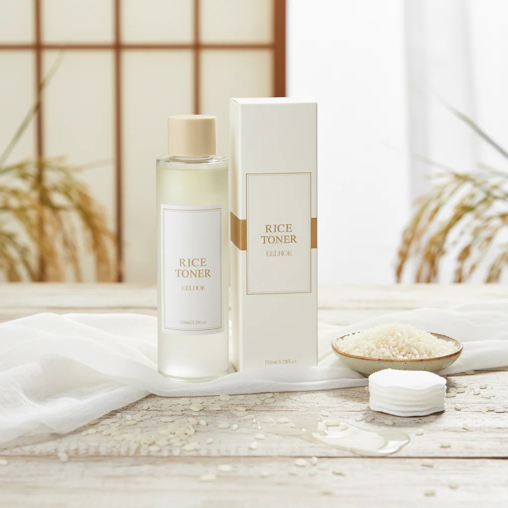 150ml Rice Toner Moisturizing Skin Care Hydrating Soothing Gentle Nourishing Brightening For Young Glowy Korean Skin Care