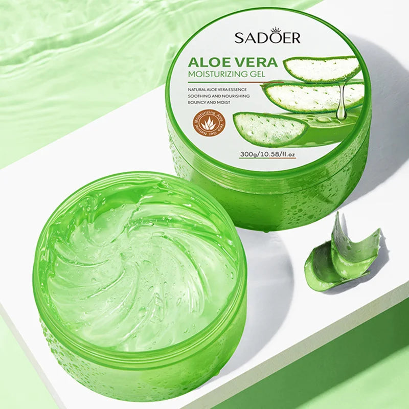 300g SADOER Aloe Vera Gel Creams Moisturizing Whitenting Nourishing Anti Wrinkle Hydrating Face Cream Skin Care
