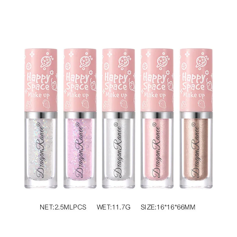 Pearlescent Glitter Liquid Eyeshadow Long Lasting Makeup Shiny Eye Shadow Eyeliner Silkworm Pen Brighten Cosmetics Highlighter