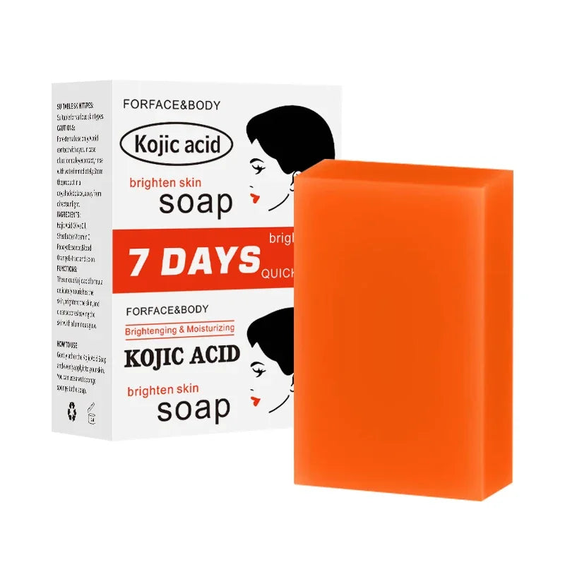 Kojic Acid Soap Skin and Body Soap – Original Kojic Acid, Bar with Coconut & Tea Tree Oil – 100g x 1 Bar