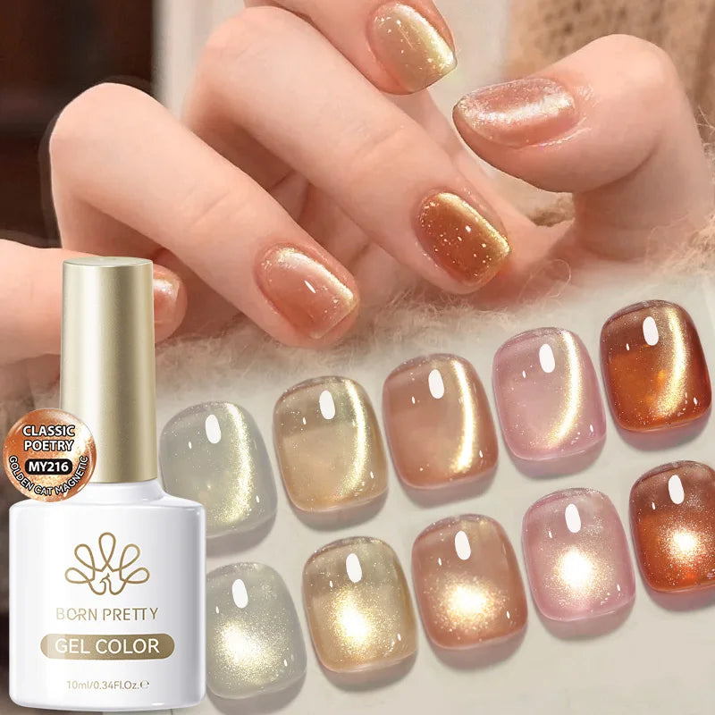 BORN PRETTY 117 Colors Cat Magnetic Gel Nail Polish 10ml Full Coverage Varnish Semi Permanent Super Gorgeous Nails Manicure