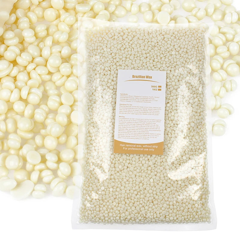 1000g/200g/50g  Hot Wax Hair Removal Depilatory Waxing Wax Beads For Wax Heater Painless for Body Hairs Removal Beans