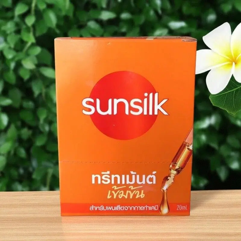 Thai Sunsilk Hair Mask 10x20ml Sachets, Repairs & Smooths Damaged Frizzy Hair, Nourishing Leave-In Conditioner