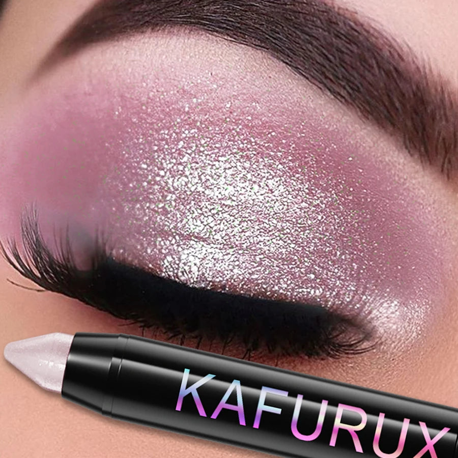 25 Colors 1PC Waterproof Eyeshadow Stick Long Lasting High Pigmented Shimmer Glitter Matte Brown Eye Shadow Korean Makeup Gifts