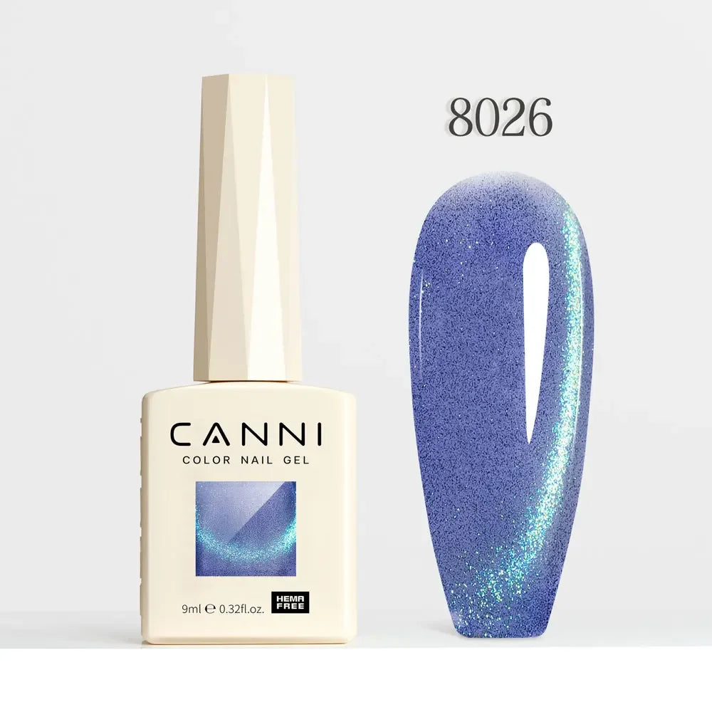 CANNI HEMA TPO FREE Gel Nail Polish Galaxy Cat Eye Gel Magnet Glitter Diamond Sparkle Gorgeous Color Soak Off UV LED Gel Lacquer