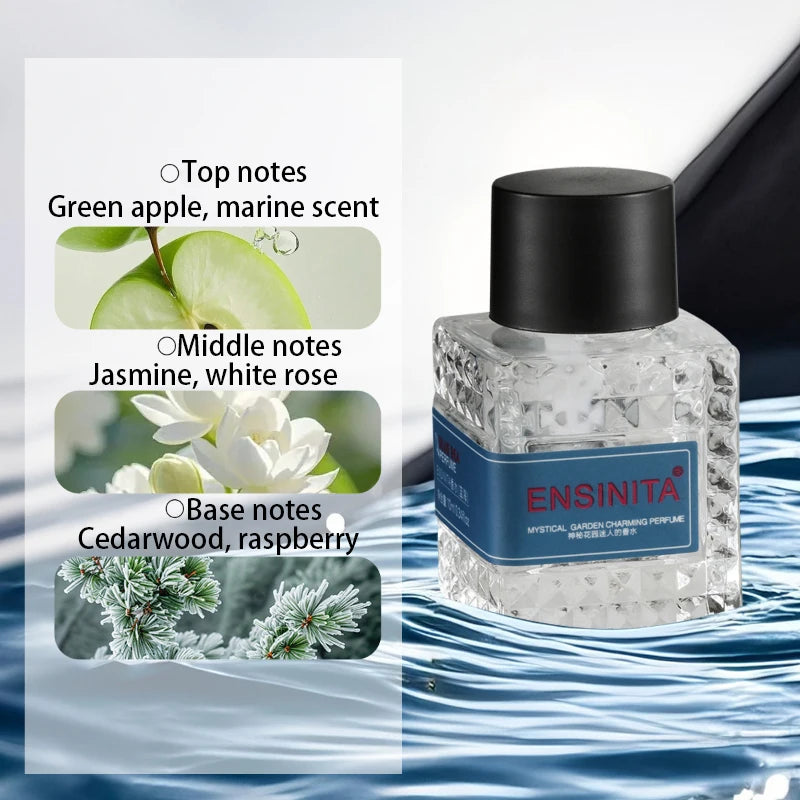 High-end Unisex Perfume Alcohol-free Long-lasting Scent Rose Cedarwood Woody Floral Notes Fresh Romantic Date Eau De Toilette